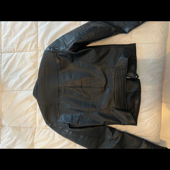 ZARA LEATHER JACKET - Picture 3 of 3